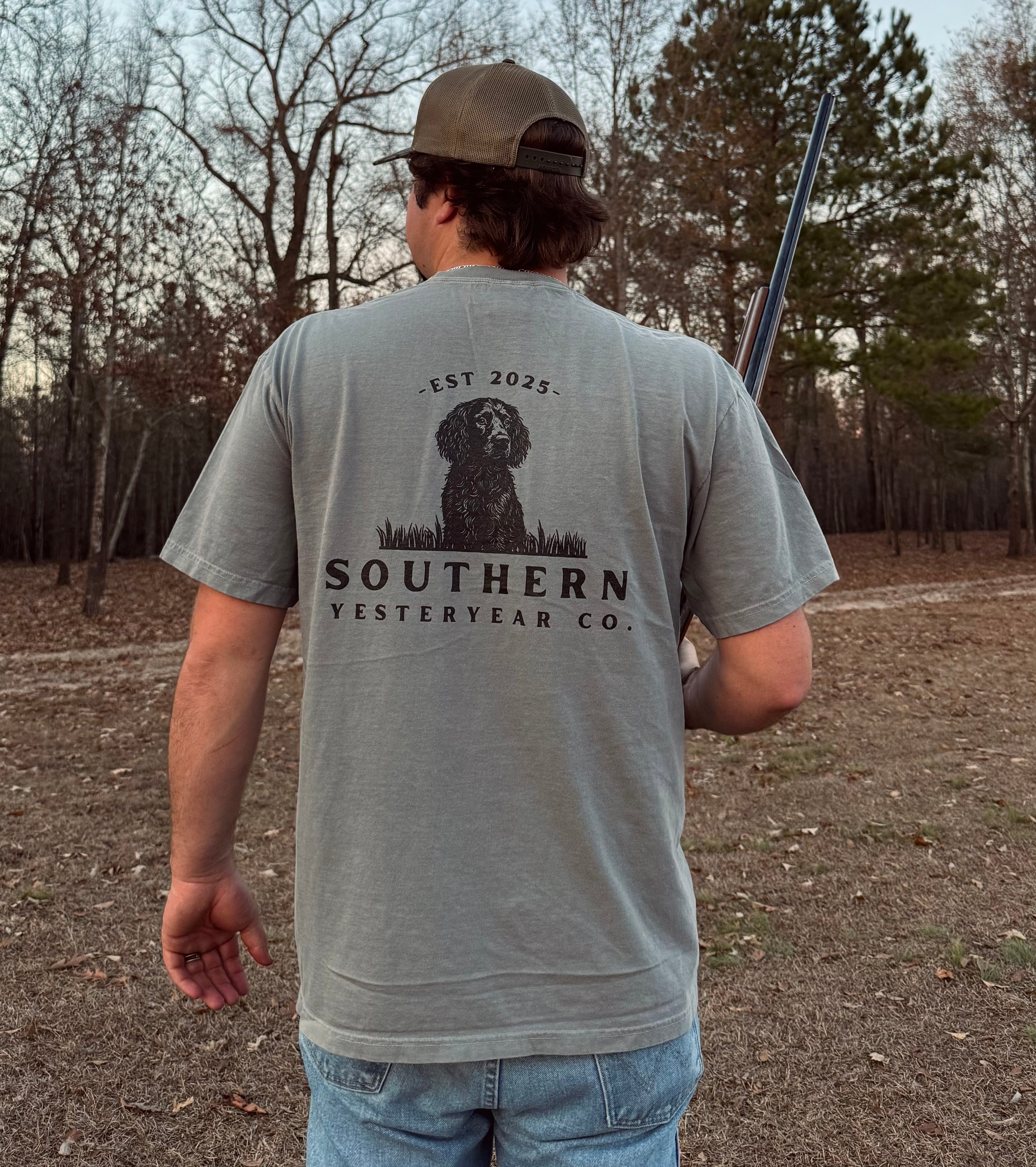 Southern Yesteryear Co Logo Tee | Grey