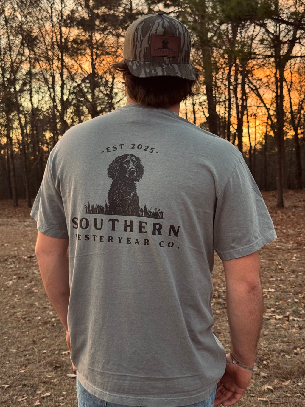 Southern Yesteryear Co Logo Tee | Grey